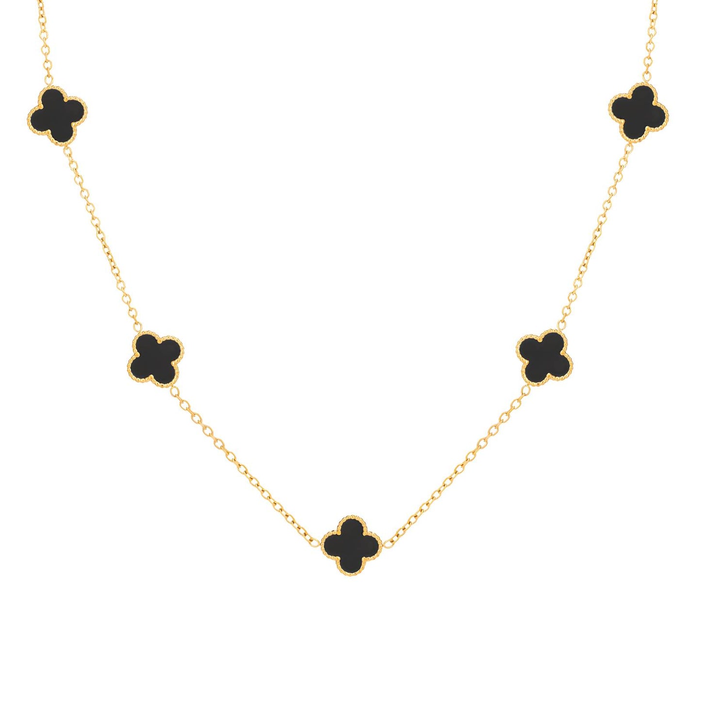 18K gold plated Stainless steel necklace, Intensity (no.4)