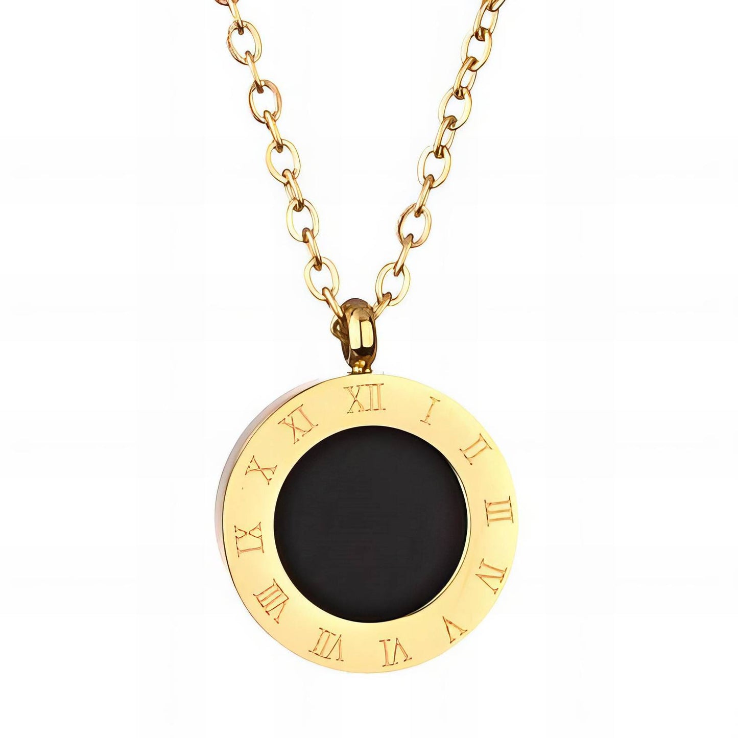 18K gold plated Stainless steel necklace, Intensity(no.81)
