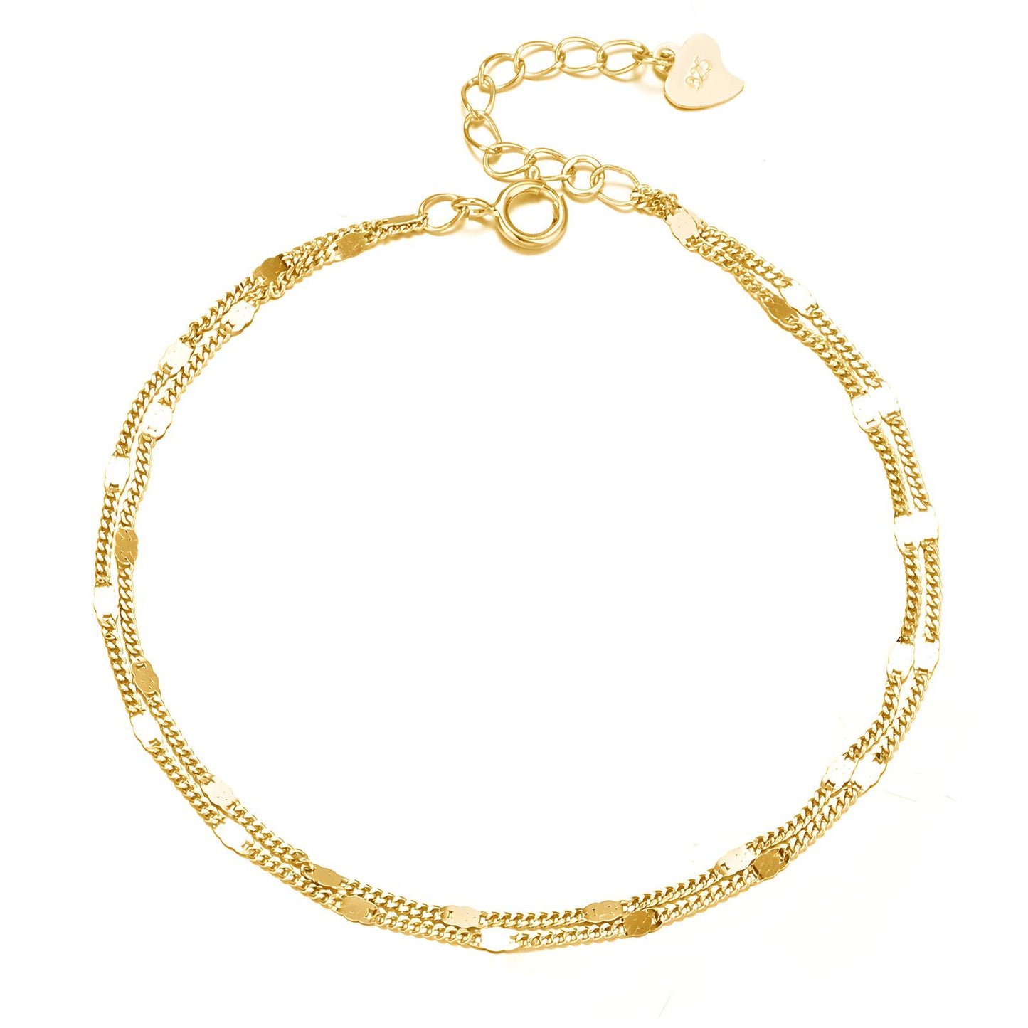 18K gold plated Stainless steel bracelet, Intensity(no.20)