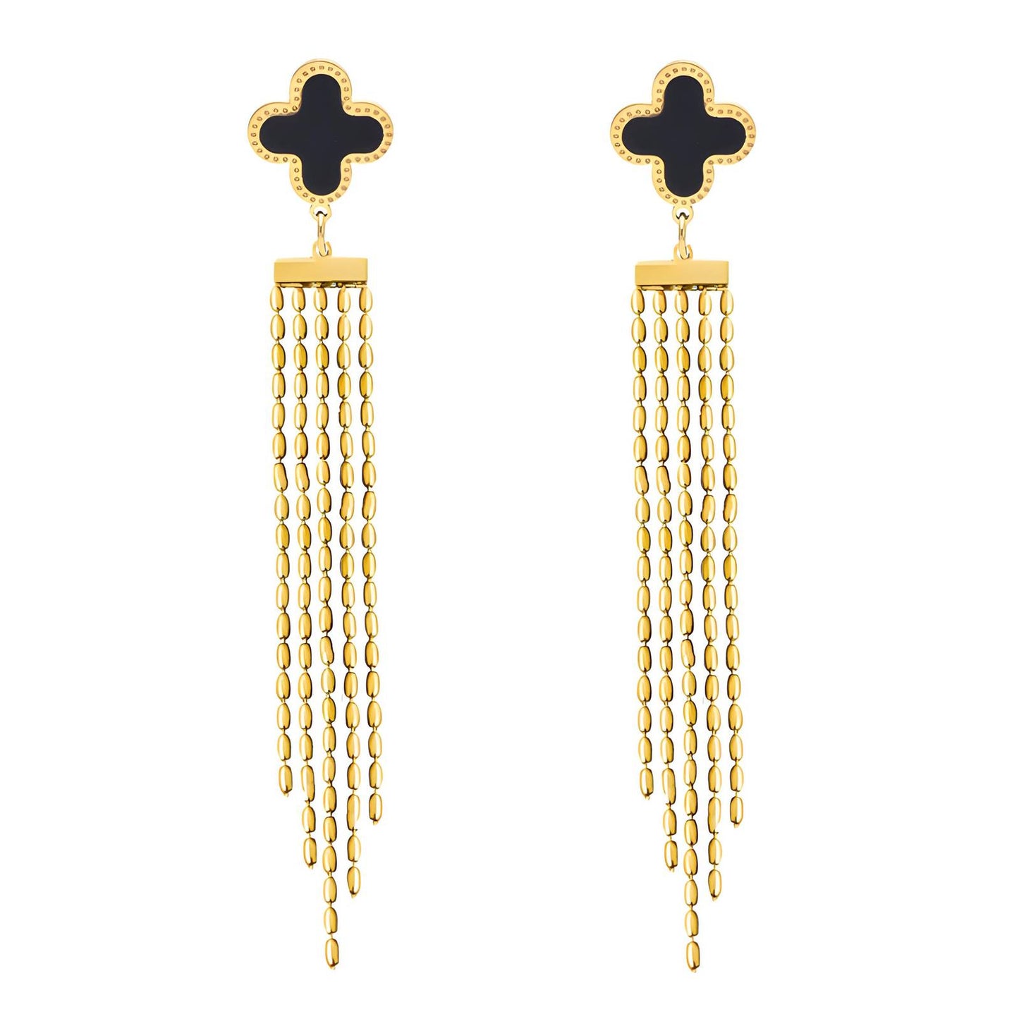 18K gold plated Stainless steel earrings, Intensity(no.79)
