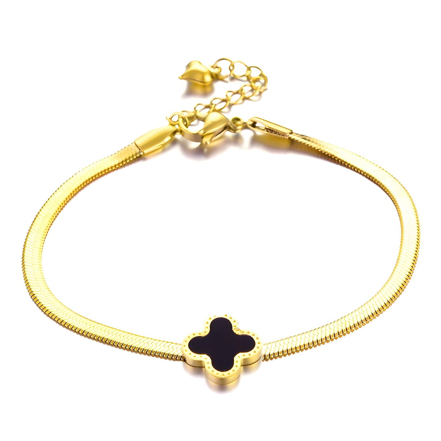 18K gold plated Stainless steel bracelet, Intensity (no.34)