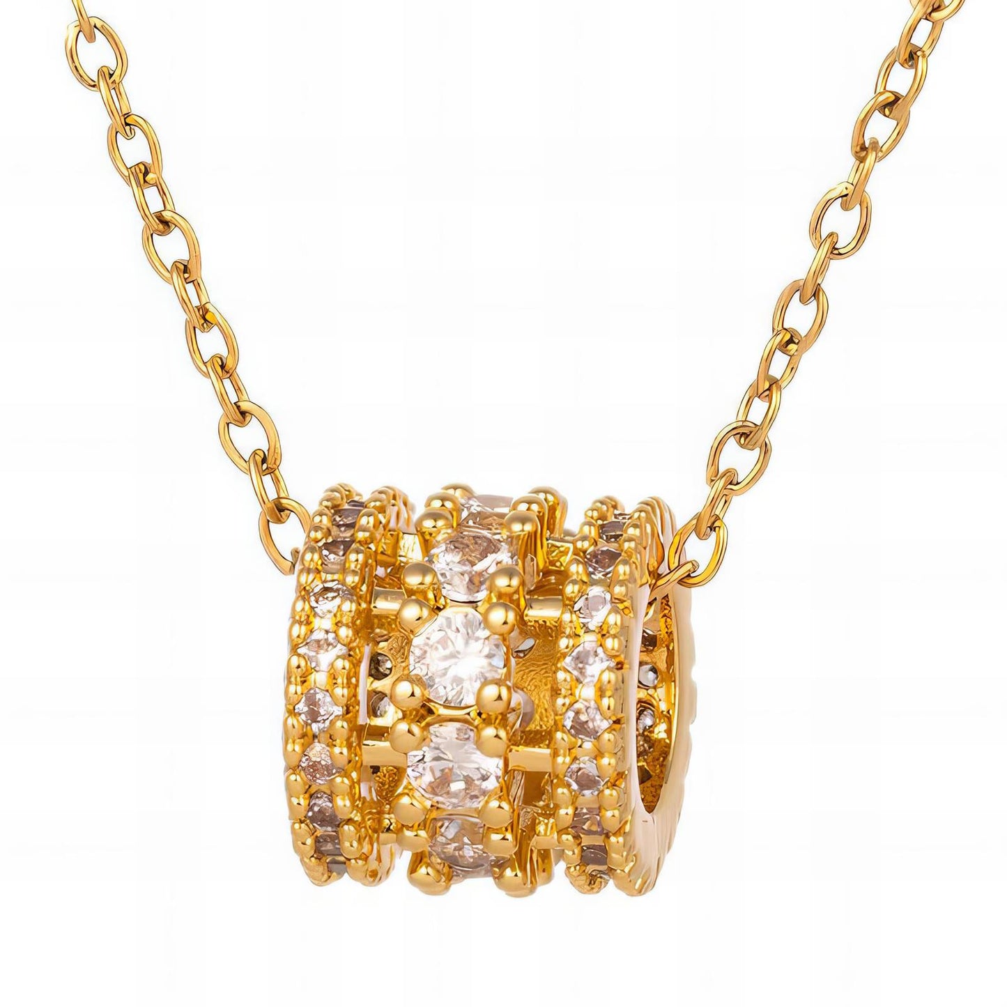 18K gold plated Stainless steel necklace, Intensity(no.65)
