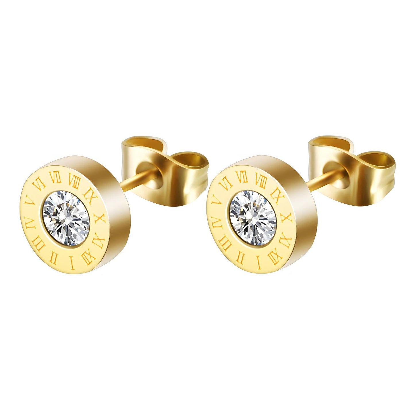 18K gold plated Stainless steel Inspired earrings, Intensity(no.93)