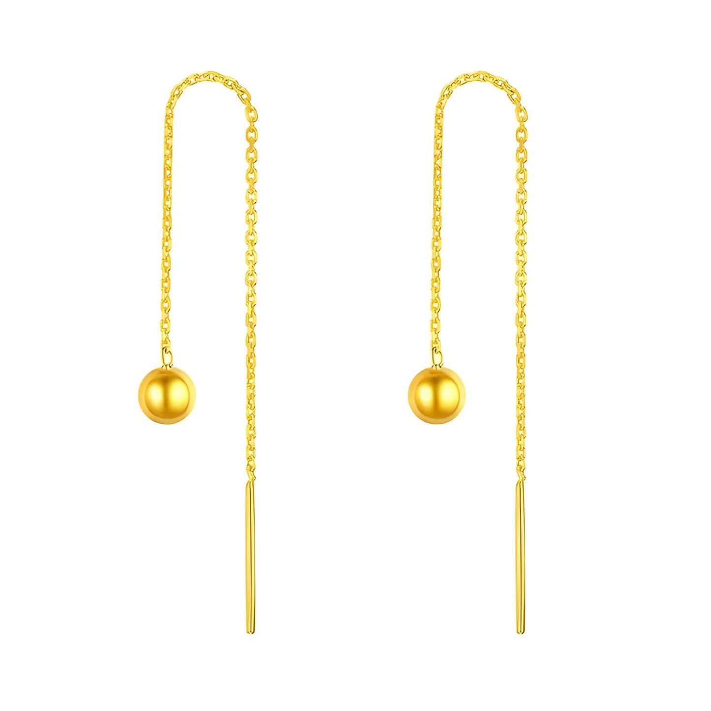 18K gold plated Stainless steel earrings, Intensity(no.98)