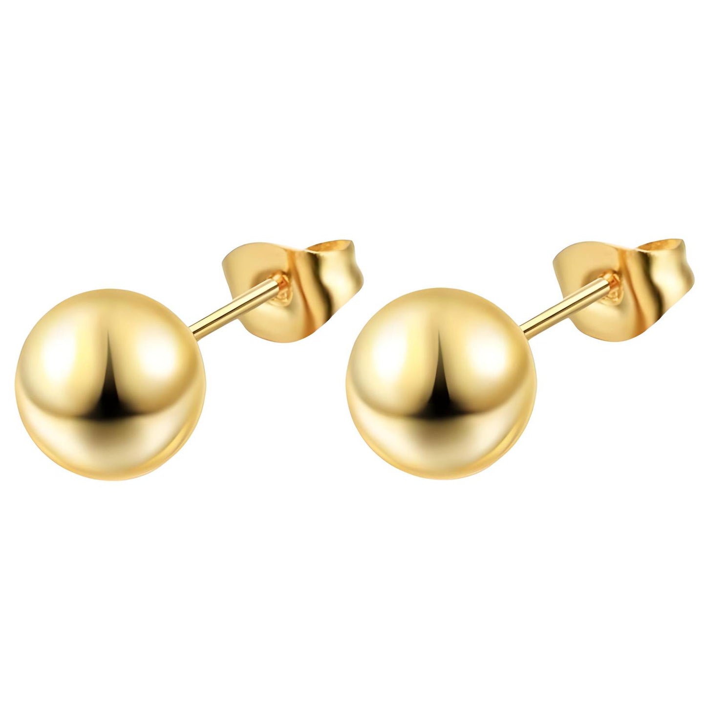 18K gold plated Stainless steel earrings, Intensity(no.100)
