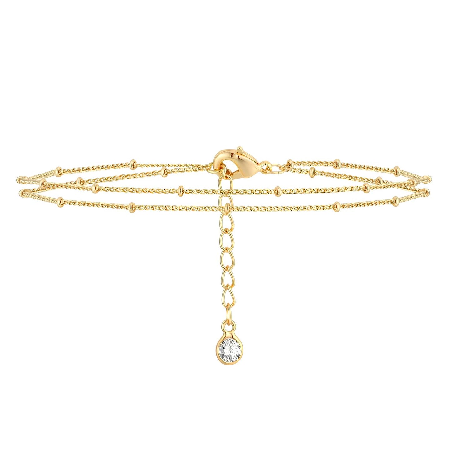 18K gold plated Stainless steel bracelet, Intensity (no.56)