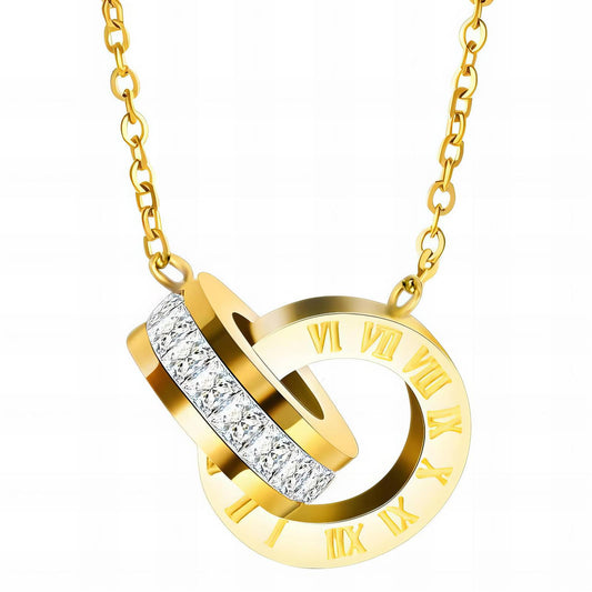 18K gold plated Stainless steel necklace, Intensity(no.63)