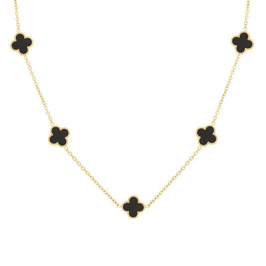 18K gold plated Stainless steel necklace, Intensity (no.4)