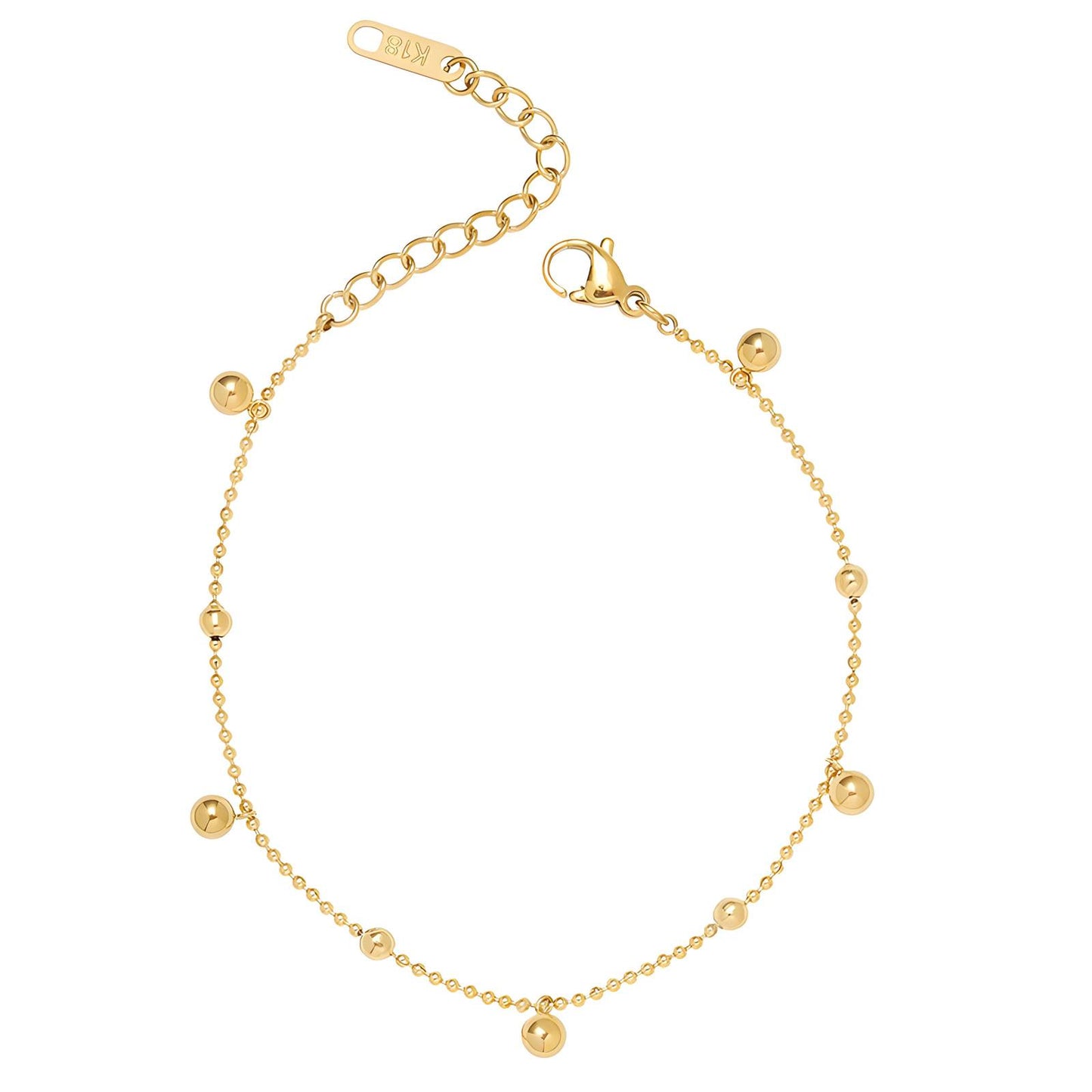 18K gold plated Stainless steel bracelet, Intensity (no.41)