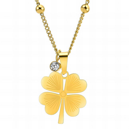 18K gold plated Stainless steel necklace, Intensity(no.102)