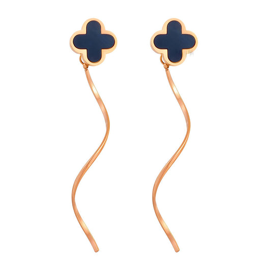 18K gold plated Stainless steel earrings, Intensity(no.76)