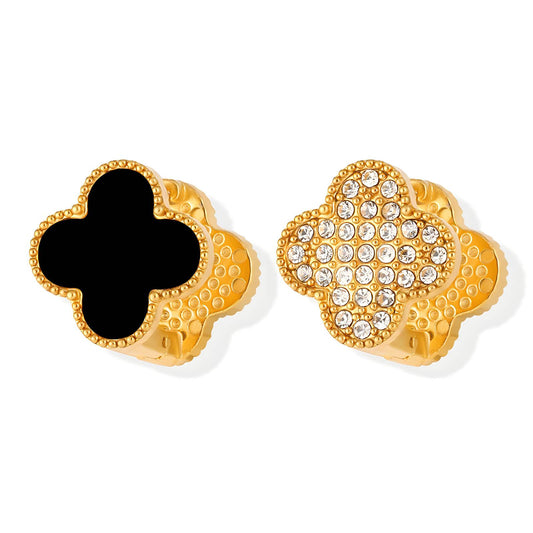 18K gold plated Stainless steel earrings, Intensity(no.99)