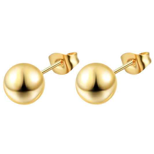18K gold plated Stainless steel earrings, Intensity(no.100)